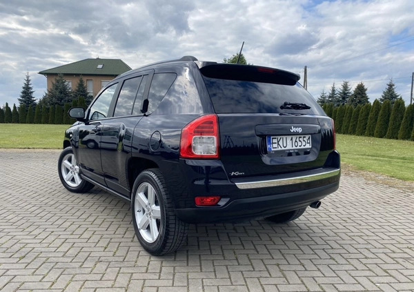 Jeep Compass cena 42900 przebieg: 163000, rok produkcji 2011 z Kutno małe 781